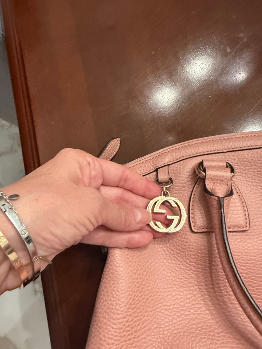 Gucci Pink Leather Hobo Bag - Picture 11 of 12